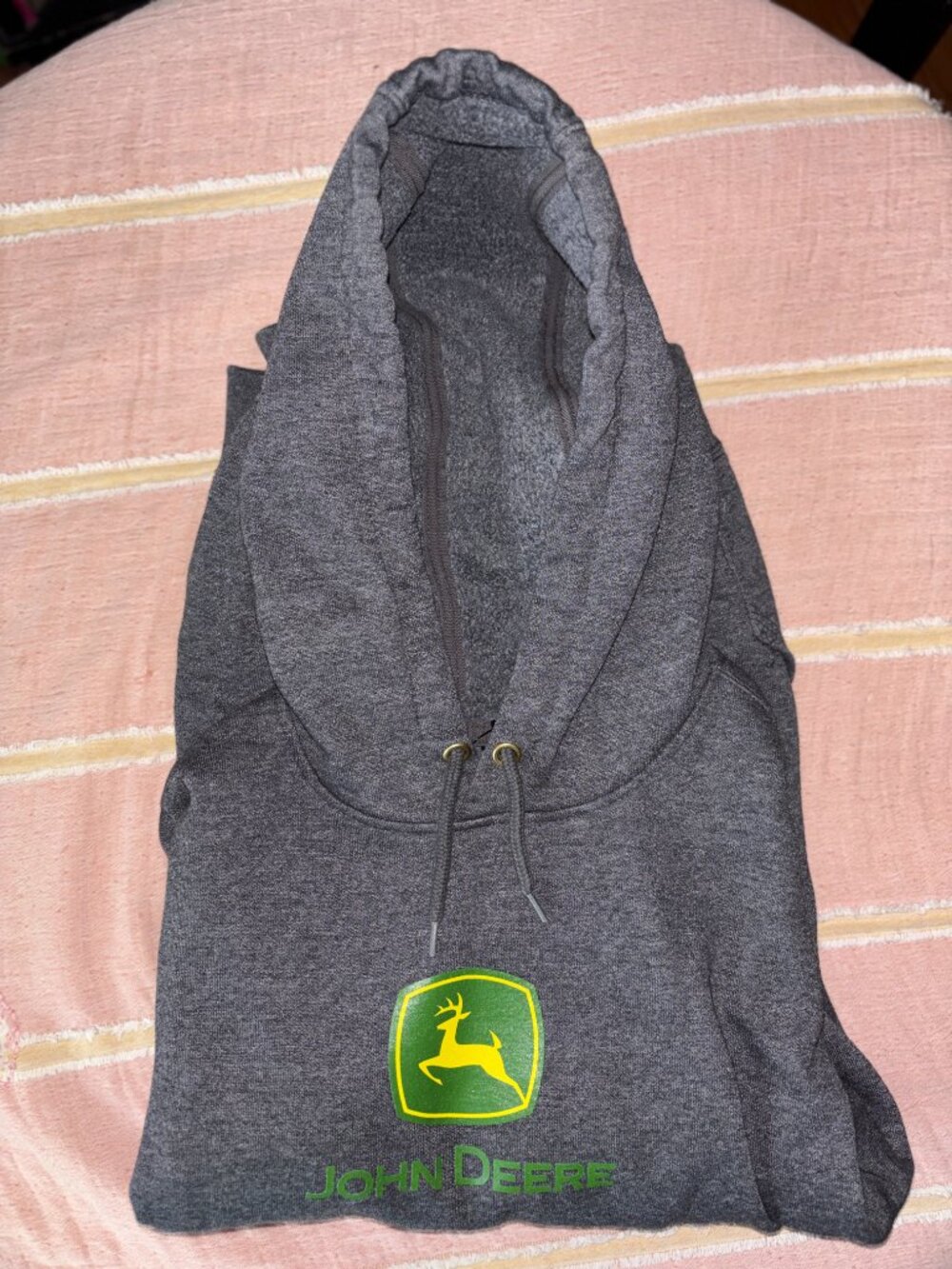 Carhartt John Deere Graphic Hoodie Gray Relax Fit Men's Size Large EUC - Picture 9 of 9